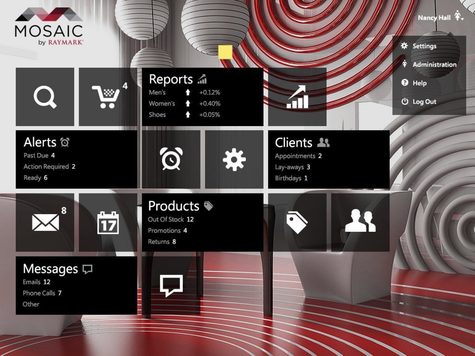 Saks Fifth Avenue CCA+ Tablet CRM